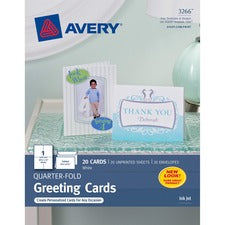 Avery&reg; Inkjet Print Greeting Card