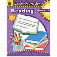 Teacher Created Resources Warm-up Grade 6 Reading Rook Printed Book