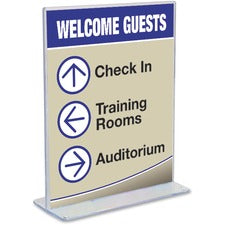 Deflecto Superior Image Stand-Up Sign Holder