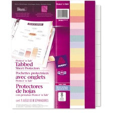 Avery&reg; Tabbed Sheet Protectors