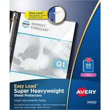 Avery&reg; Heavyweight Sheet Protectors -Acid-free, Archival-safe, Top-loading
