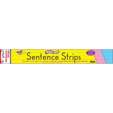 Trend 24" Multicolor Wipe-Off Sentence Strips