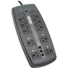 Tripp Lite Surge Protector 120V 10 Outlet RJ11 8' Cord 2395 Joule