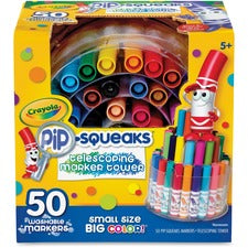 Crayola Pipsqueaks Marker Tower 50 mini markers washable