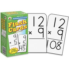 Carson Dellosa Education Grades 3-5 Multiplication 0-12 Flash Cards