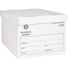 Business Source Lift-off Lid Medium Duty Storage Box