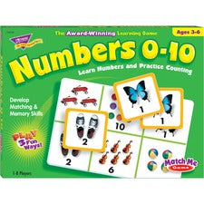 Trend Match Me Numbers 0-10 Learning Game