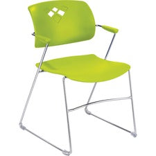Safco Veer Flex Back Stack Chair with Arm