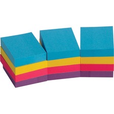 Business Source Extreme Color Adhesive Notes