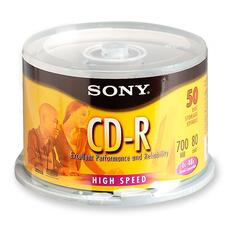 Sony CD Recordable Media - CD-R - 48x - 700 MB - 1 Pack Jewel Case