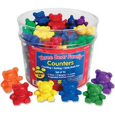 Three Bear Family Bear Family Counters Rainbow Set