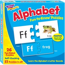 Trend Alphabet Fun-to-Know Puzzles