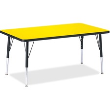 Berries Elementary Height Color Top Rectangle Table