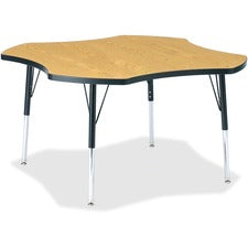 Berries Elementary Black Edge Four-leaf Table