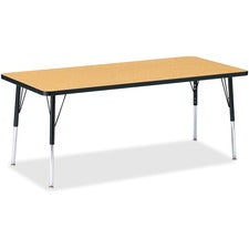 Berries Elementary Height Color Top Rectangle Table