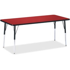 Berries Adult Height Color Top Rectangle Table