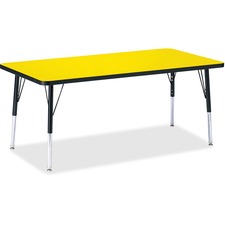 Berries Elementary Height Color Top Rectangle Table