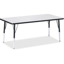 Berries Elementary Height Color Edge Rectangle Table