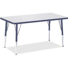 Jonti-Craft Elementary Height Color Top Rectangle Table