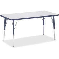 Berries Adult Height Color Edge Rectangle Table