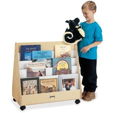 Jonti-Craft Double Sided Mobile Pick-a-Book Stand