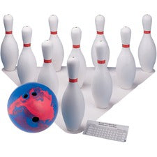 Champion Sports Plastic Pin Bowling Ball Set