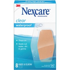 Nexcare Waterproof Bandages - Knee and Elbow - 8/Pack