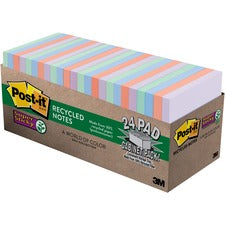 Post-it&reg; Super Sticky Notes Cabinet Pack - Bali Color Collection