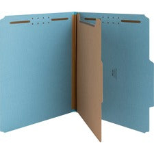 Nature Saver 1-Divider Recycled Classification Folders