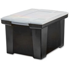 Storex Letter/Legal Tote Storage Box