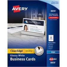 Avery&reg; Clean Edge Inkjet Print Business Card