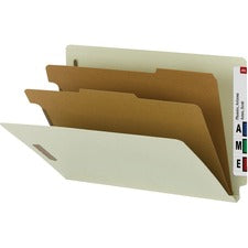 Smead 100% Recycled End Tab Classification Folders