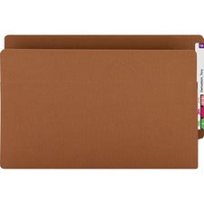 Smead Extra-Wide 100% Recycled End Tab File Pockets