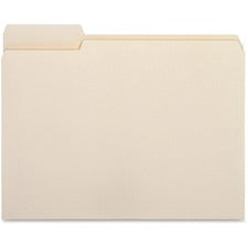 Business Source 1/3 Cut Tab File Folders