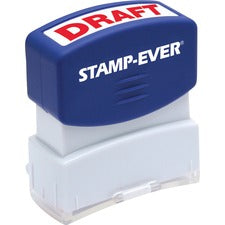 Stamp-Ever Pre-inked Red DRAFT Stamp