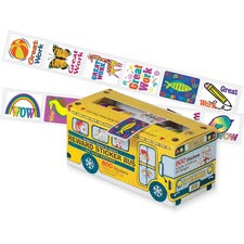 Pacon Self-adhesive School Bus Rewards Stickers