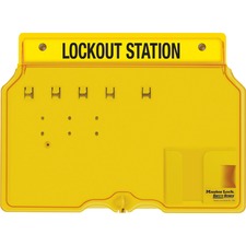 Master Lock Unfilled Padlock Lockout Station with Cover