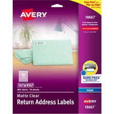 Avery&reg; Return Address Labels - Sure Feed