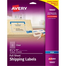 Avery&reg; Shipping Labels - Full Sheet
