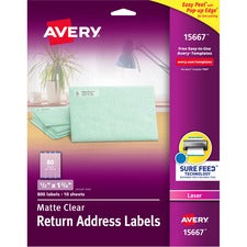 Avery&reg; Return Address Labels - Sure Feed