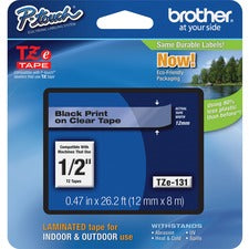 Brother P-touch TZe Laminated Tape Cartridges