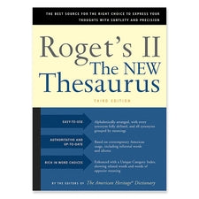Houghton Mifflin Thesaurus Printed Manual