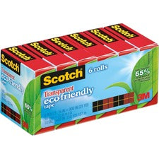 Scotch 3/4"W Greener Transparent Office Tape