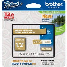 Brother PTouch 1/2" Laminated TZe Tape