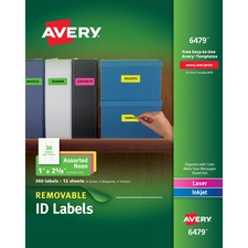Avery&reg; Neon Multipurpose Labels
