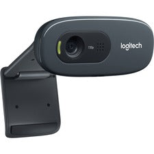 Logitech C270 Webcam - Black - USB 2.0 - 1 Pack(s)