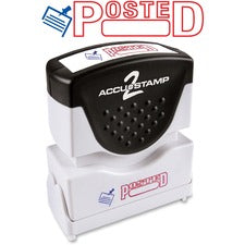 COSCO 2-Color Shutter Stamp with Microban