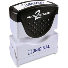 COSCO 1-Color Blue Shutter Stamp with Microban