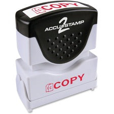 COSCO 1-Color Red Shutter Stamp with Microban