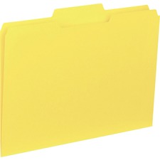 Business Source 1/3-cut Colored Interior File Folders